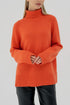 'Scarlett' Ribbed Knit Turtleneck Sweater - Celes Fashion